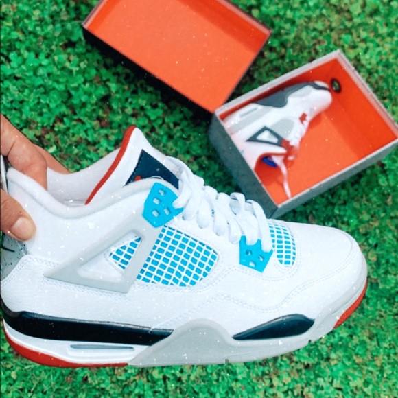 Air Jordan retro 4 (gs) NEW in box - Picture 2 of 5